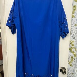 Shein Royal Blue short sleeve dress